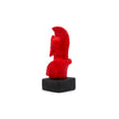 Leonidas the Spartan Figurine in Red styled view