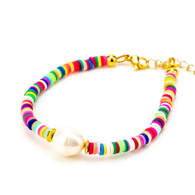 Mother of Pearl, Joyful Multicoloured Bracelet