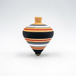 Close up of set of 3 ancient wooden toys, handpainted