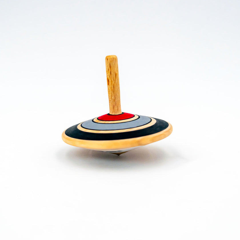 Set of 3 Ancient Wooden Toys, Handpainted detail view