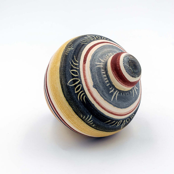 Close up of stromvos (whirligig), ancient greek toy
