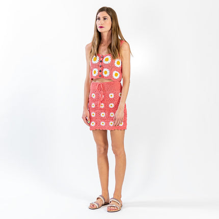 Tereza of Naxos Daisy Crochet Set, in Coral Clothing 148 € Tereza's Greek Concept Store