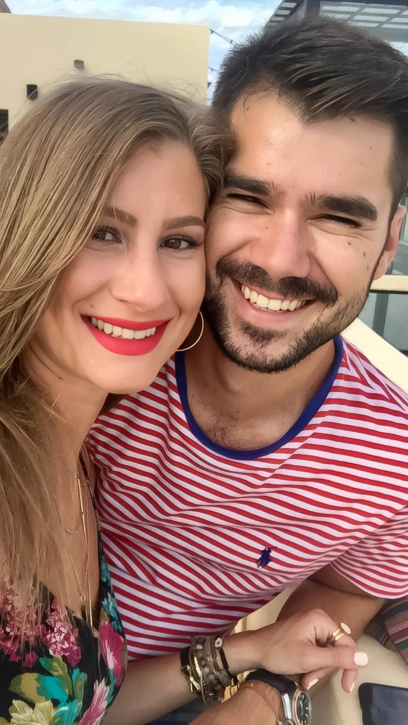 Tereza Tsakoniati and Spyros Plakidas, owners of Tereza's Greek Concept Store in Naxos, Greece