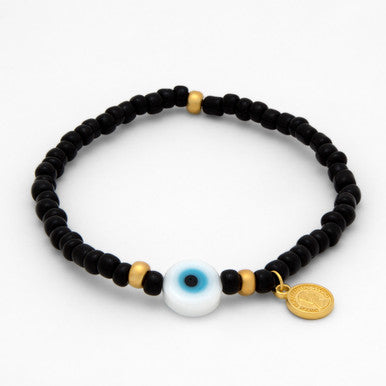 The Elegant Black Evil Eye Bracelet