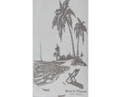 Tropical Beach, Premium Cotton Beach Towel