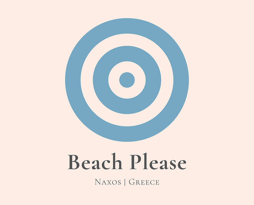 Tropical Beach, Premium Cotton Beach Towel styled view