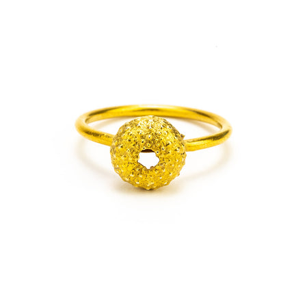 Tereza of Naxos Urchin, Small Sized, Ring in Gold Plated Silver Jewellery 45 € Tereza's Greek Concept Store