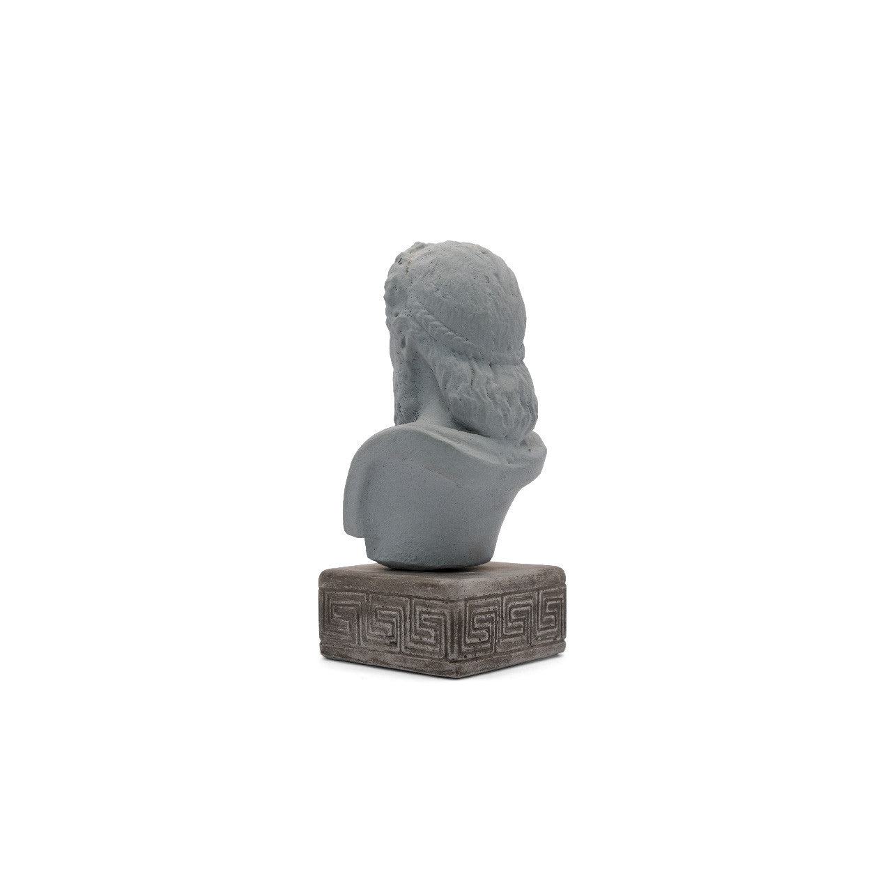 Zeus Figurine in Cool Gray styled view