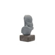 Zeus Figurine in Cool Gray styled view