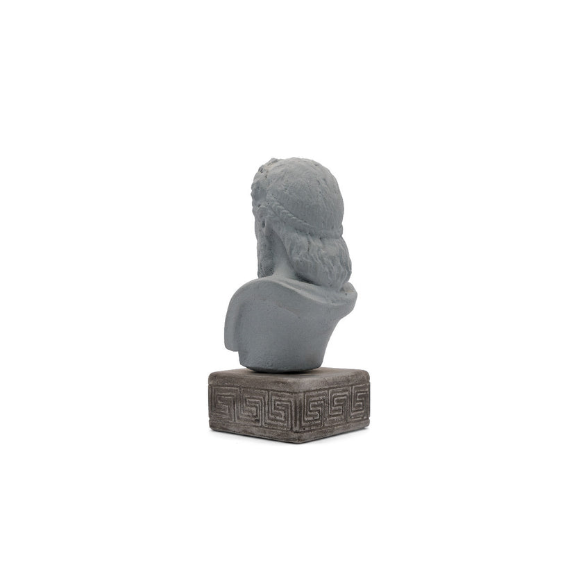 Zeus Figurine in Cool Gray styled view