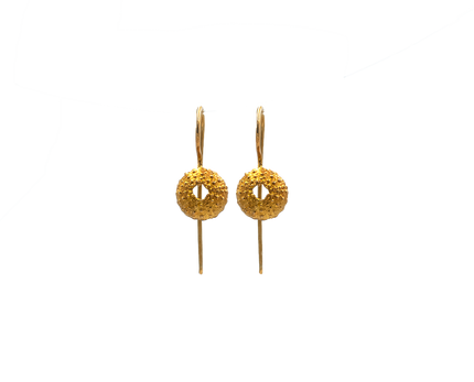 Urchin Small Earrings in Gold Plated Silver