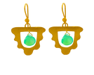 Cleopatra the Bohemian, Earrings, in Gold Plated Silver detail view