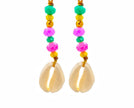 Tereza of Naxos Boho Style, Sea Shell, Colourful Earrings Jewellery 29 € Tereza's Greek Concept Store