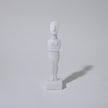 Cycladic marble figurine handmade in Naxos from authentic Naxian marble, minimalist Greek sculpture 14 cm