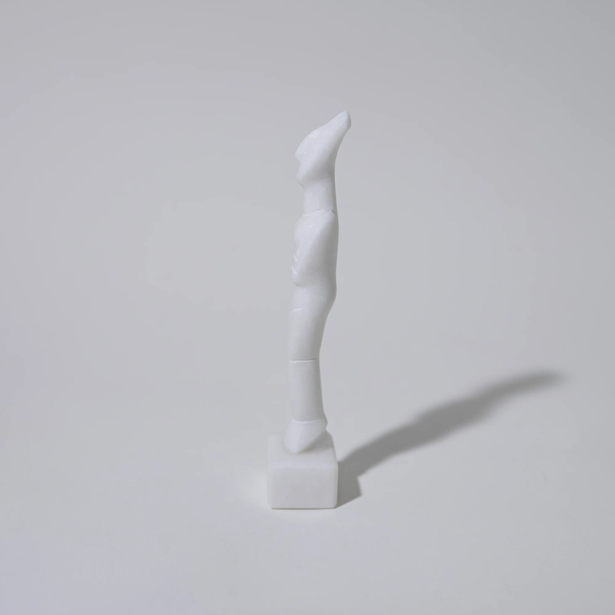 Cycladic Marble Figurine 14cm – Handmade in Naxos from Authentic Naxian Marble
