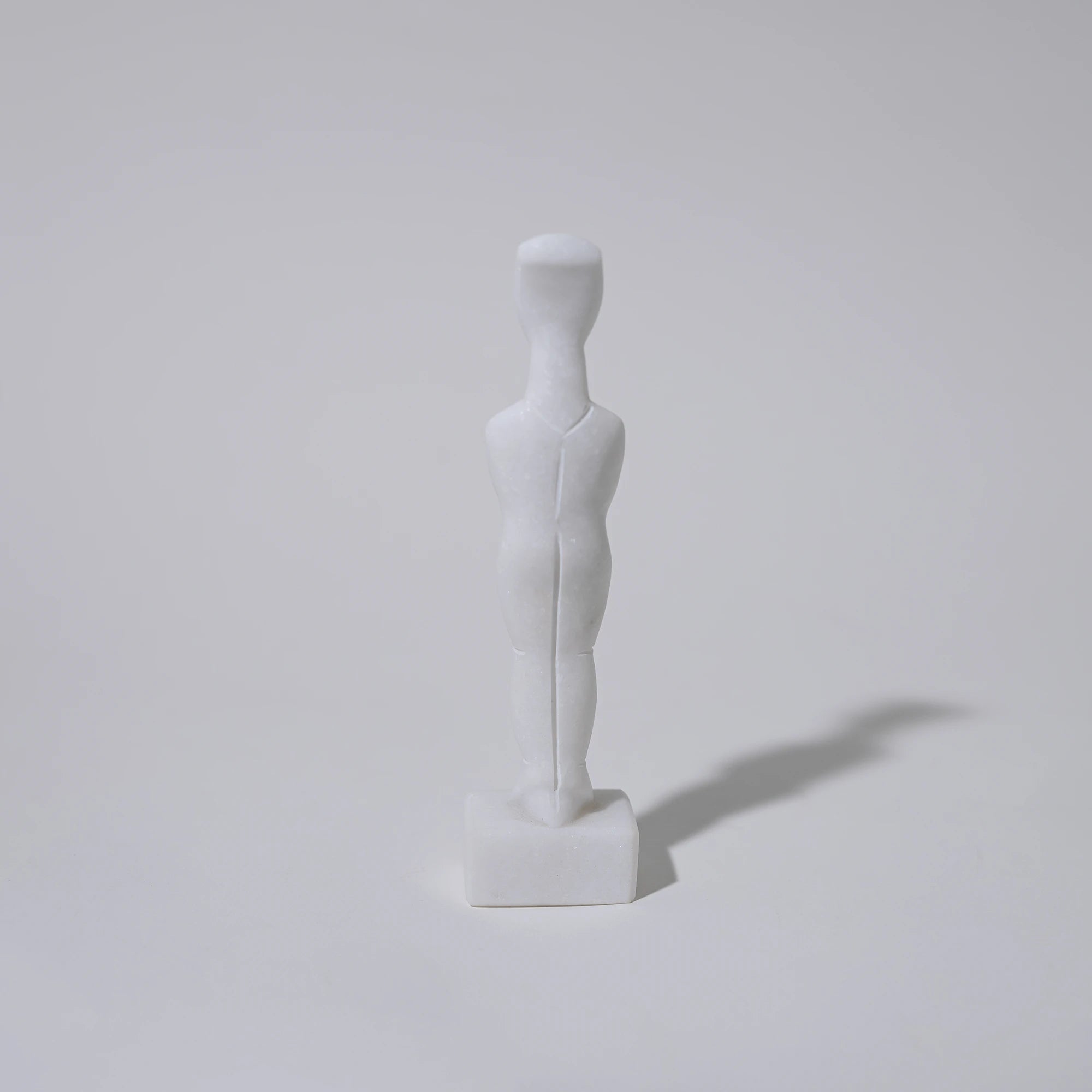 Cycladic Marble Figurine 14cm – Handmade in Naxos from Authentic Naxian Marble