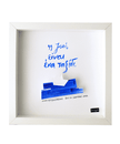 Journey, Handcrafted Artwork, Wooden Frame detail view