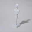 Cycladic Marble Female Figurine Sculpture – Handmade in Naxos from Authentic Naxian Marble