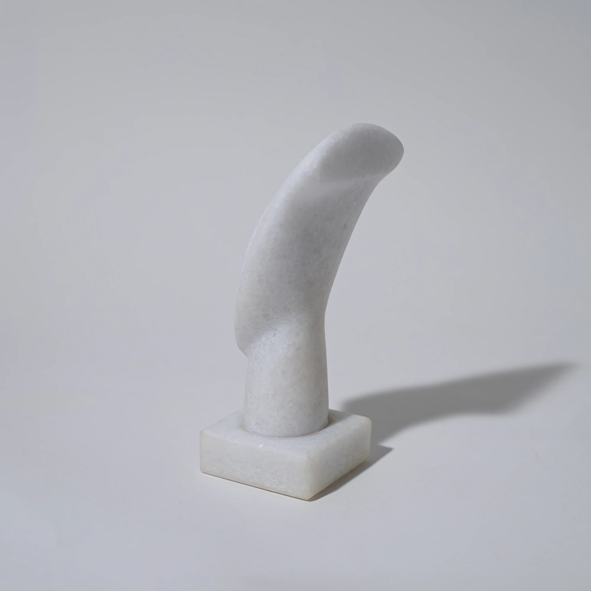 Oval Cycladic Marble Head Sculpture 13cm styled view