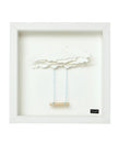 Swing, Handcrafted Artwork, Wooden Frame