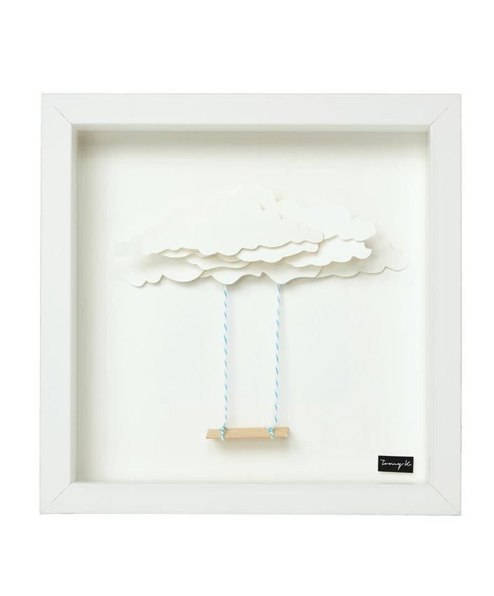 Swing, Handcrafted Artwork, Wooden Frame