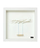 Close up of swing, handcrafted artwork, wooden frame