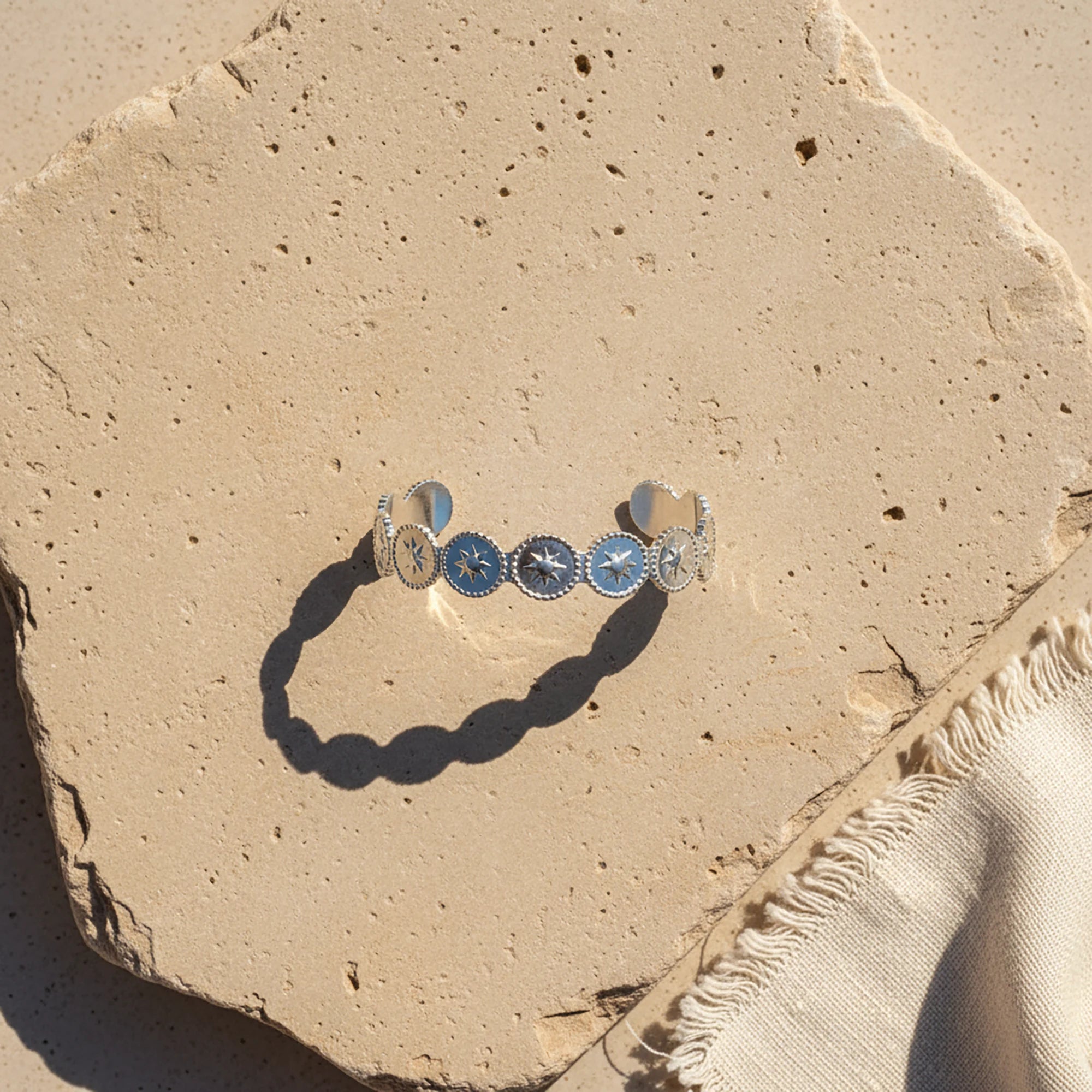 Asteri Celestial Cuff Bracelet styled view