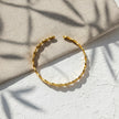 Daphne Wave Cuff Bracelet detail view