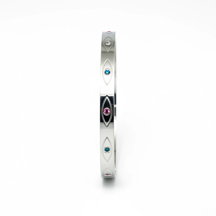 Evil Eye Bangle Bracelet image 5