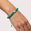 Mati Thalassa Bracelet with Murano Evil Eye detail view