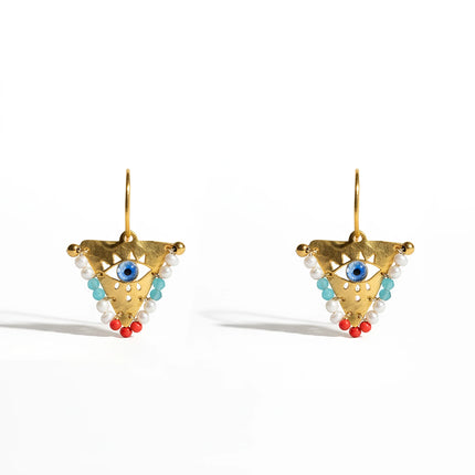 Multicolor Fylachto Earrings Medium