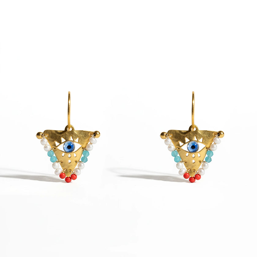 Multicolor Fylachto Earrings Medium